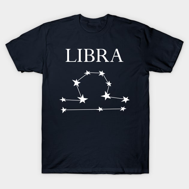 Libra Symbol T-Shirt by JevLavigne